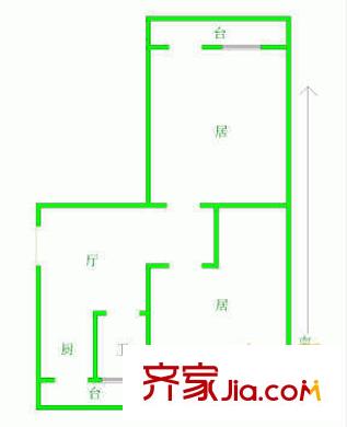 芳園里 2室 戶型圖