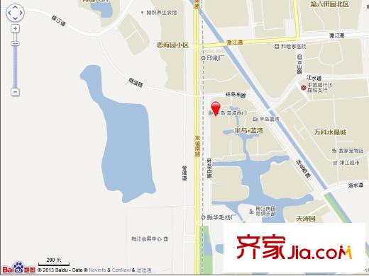 半島藍(lán)灣交通圖