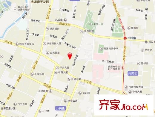 融僑觀邸交通圖