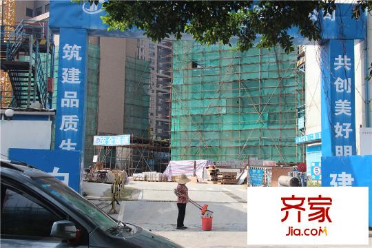 珊瑚天峰建筑工地现场(2015-9-8)