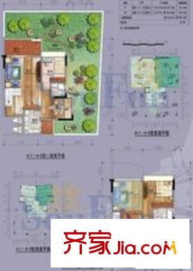 江源半岛花园复式02单元 4室2厅3卫1厨