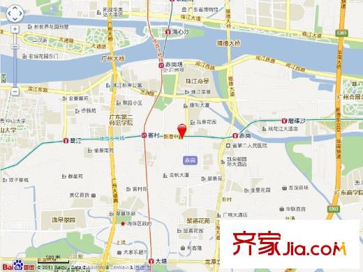 纵横国际公寓区位图