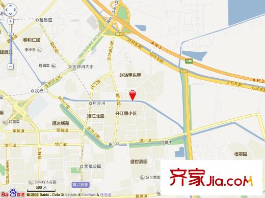 靈江里交通圖