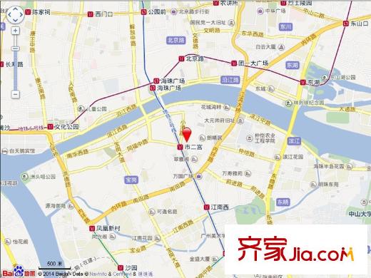 富基广场交通示意图