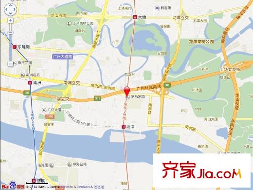 罗马家园交通图