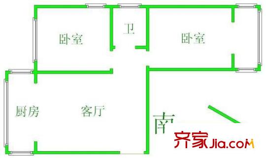 純雅公寓 0室 戶型圖