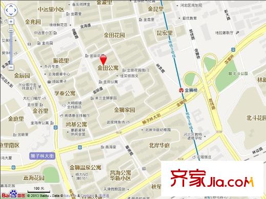 金田公寓交通圖