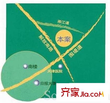 香江花園交通圖