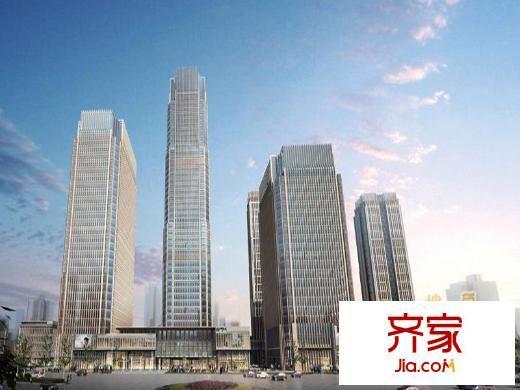 金融街南開中心外景圖全景效果圖