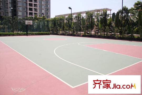 东湖洲花园小区配套篮球场