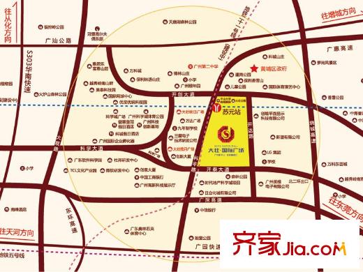 大壮国际广场区位图