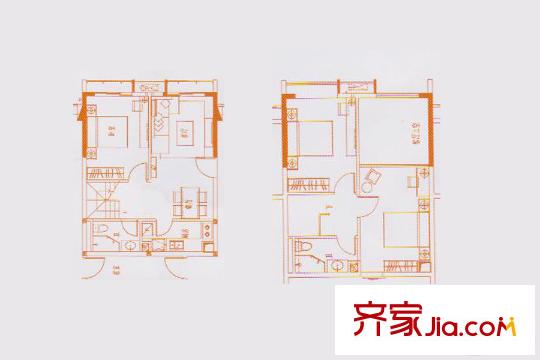 保利大都汇4栋6 12型 3室2厅2卫1厨
