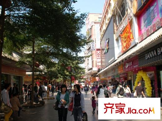 宝翠园北面850米龙洞步行街