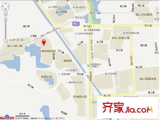 富力津門湖棕櫚花園交通圖