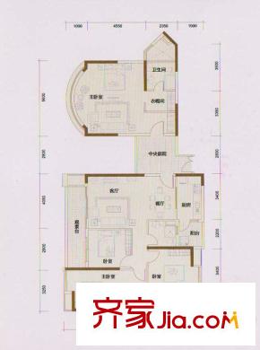 广园东东方名都二期11/12座01单元 4室2厅2卫1厨