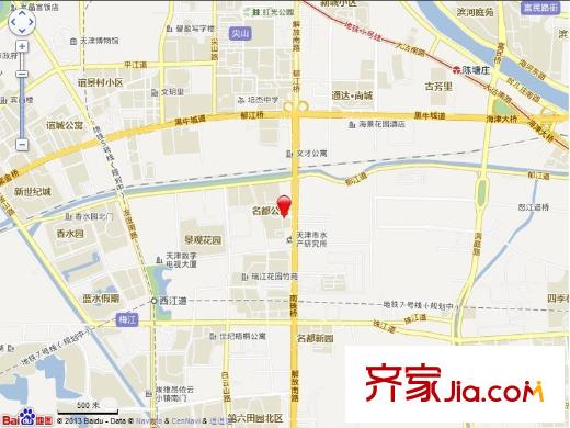 名都公寓交通圖