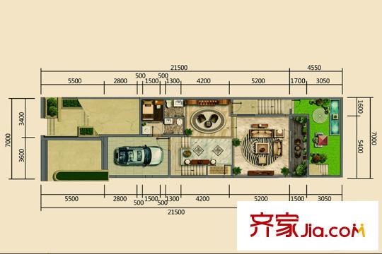 齐家网>找小区>广州>从化市>雅居乐小院流溪>户型图>