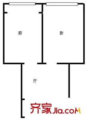 羅江西里戶(hù)型圖戶(hù)型圖 1室1廳1衛(wèi)1廚