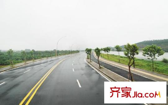 碧桂园豪园增江河畔“最美单车道”