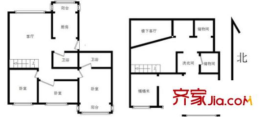 瑞江花園 3室 戶型圖
