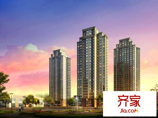 路勁太陽城清霖園外景圖高層效果圖