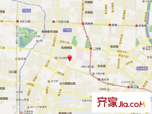 保利國際博朗園交通圖