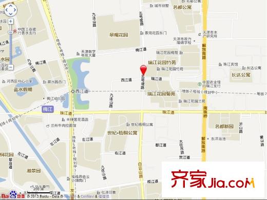 瑞江花園交通圖