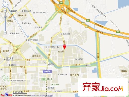 義江里交通圖
