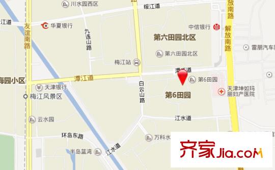 第六田園優(yōu)仕家園交通圖