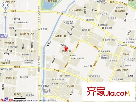 金潭花園交通圖