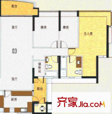 凯旋新世界3室2厅2卫1厨