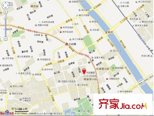 白樓仕嘉交通圖