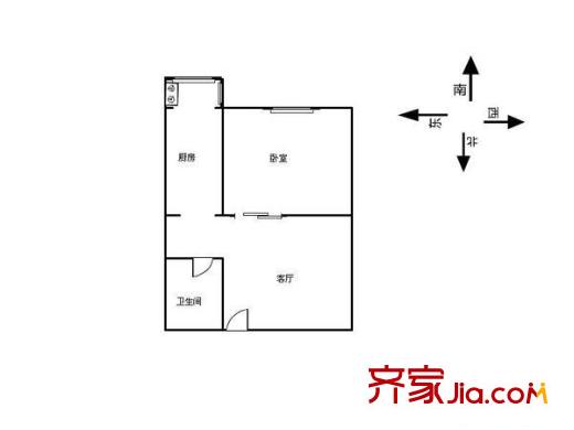 正源公寓戶型圖戶型圖 1室1廳1衛(wèi)1廚