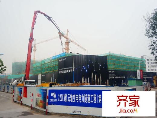 绿地・时代云都汇项目施工外景(2014-04-09)