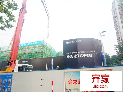 绿地・时代云都汇建筑现场实景(2014-04)