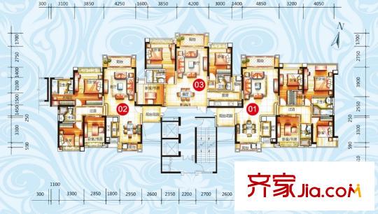 锦绣半岛东区15座标准平层图