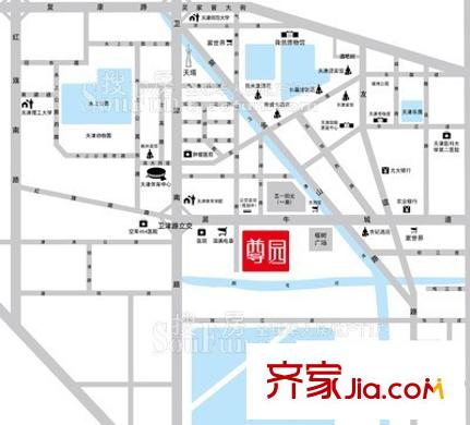 五一陽光尊園交通圖