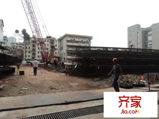 越秀区达道路项目施工实景(2013-3)