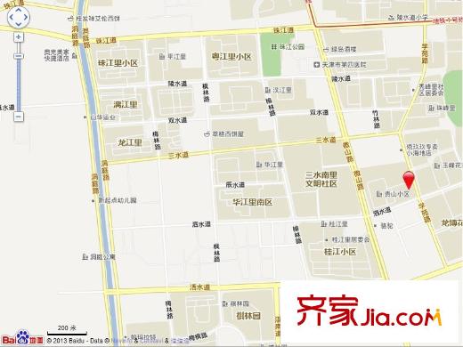 貴山小區(qū)交通圖