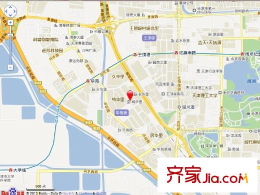 長(zhǎng)華里交通圖