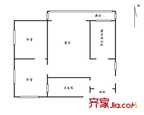 碧華里戶型圖戶型圖 3室1廳1衛(wèi)1廚