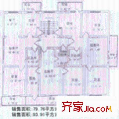 禧順花園戶(hù)型圖戶(hù)型圖 3室