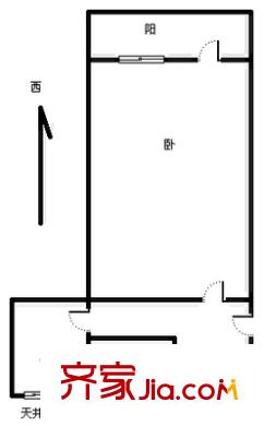 元興新里戶型圖戶型圖 1室1廳1衛(wèi)1廚