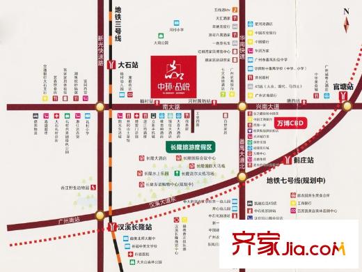 中环品悦交通图