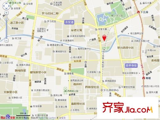 西樓北里交通圖