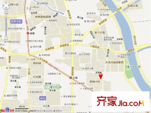 新城小區(qū)交通圖