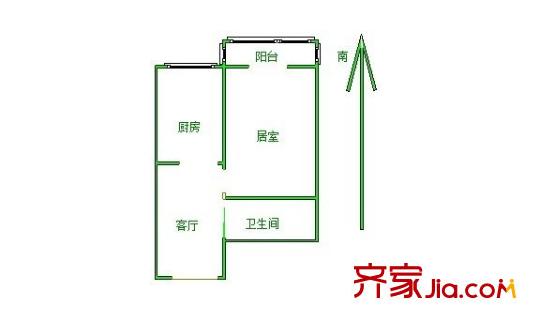 三潭東里 1室 戶型圖