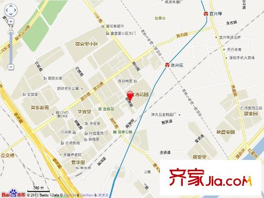 宜清花園交通圖