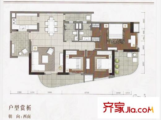 文德先生住宅02单元 3室2厅2卫1厨