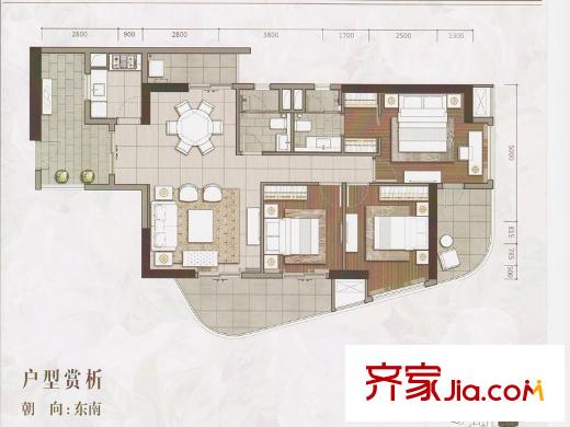 文德先生住宅08单元 3室2厅2卫1厨